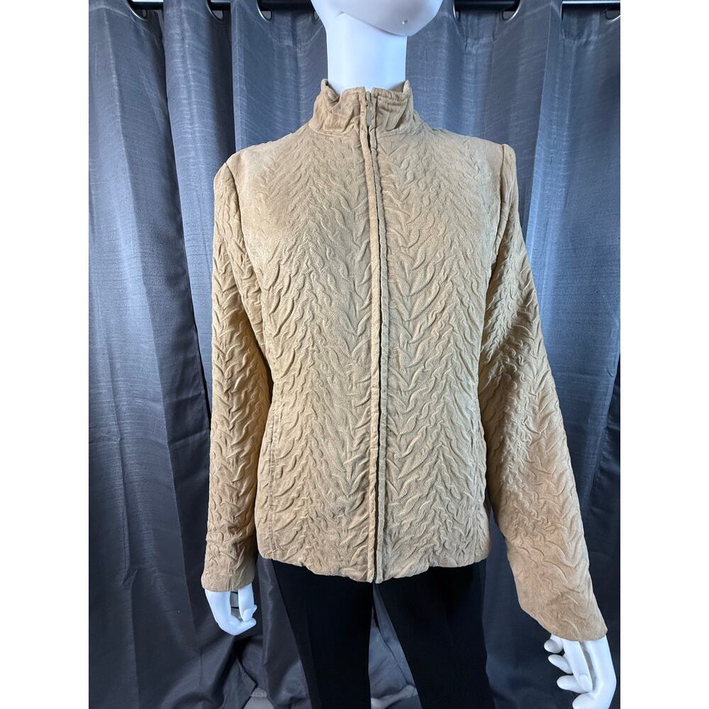 Ultra Suede Tan Jacket Sz S